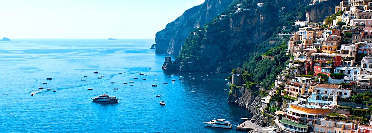 journey to the beautiful city of positano along the amalfi coast